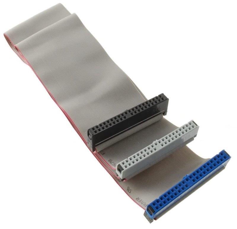 Manhattan 24" 40-Pin 80-Wire Ultra ATA 2-Drive Ribbon Cable, Manhattan 332781, Model:, Electronic Store - Image 1